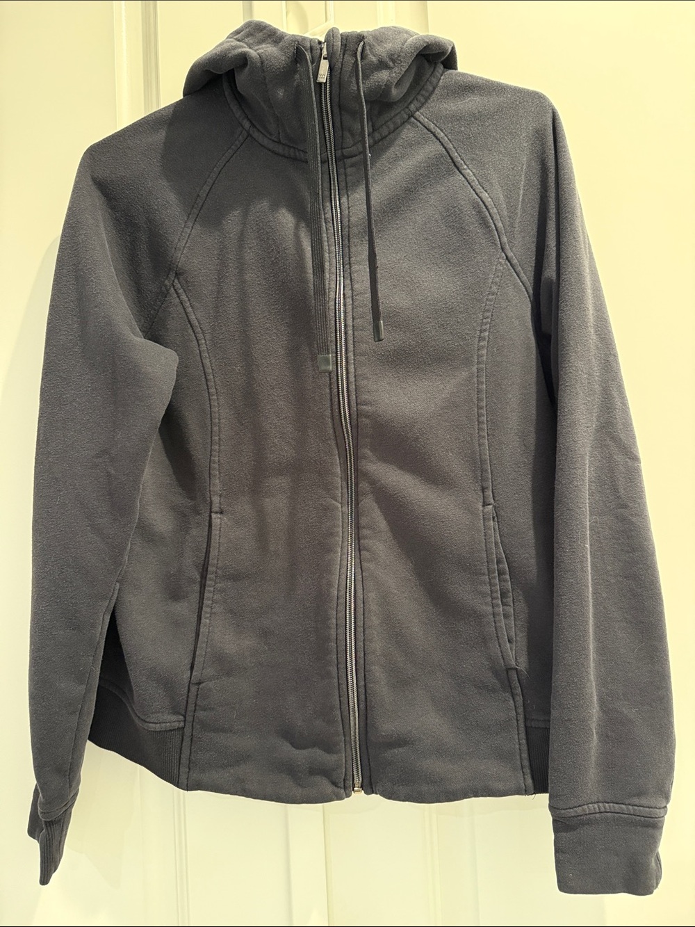 all in motion Gray Full-Zip Hooded Fleece Jacket